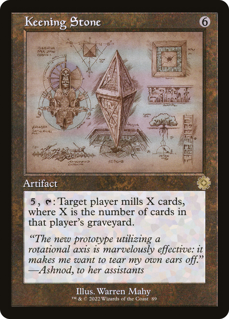 Keening Stone (Schematic) (Retro) (089) Foil - The Brothers' War Retro Artifacts