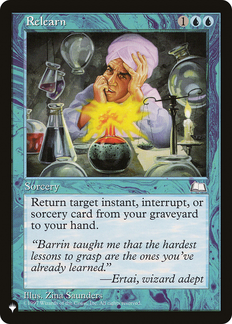 Relearn (Retro) (WTH-51) - The List