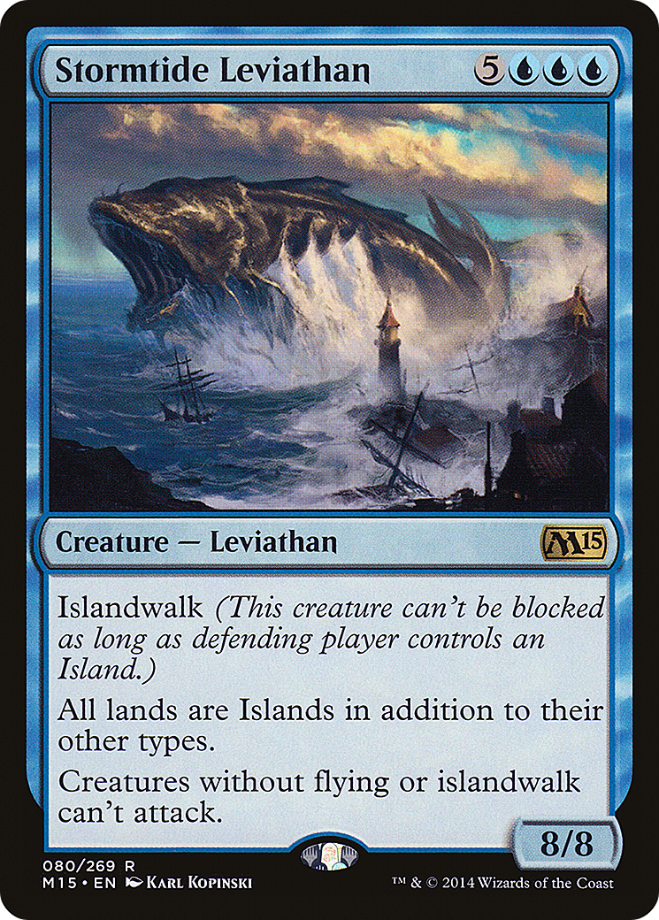 Stormtide Leviathan (080) Foil - Magic 2015