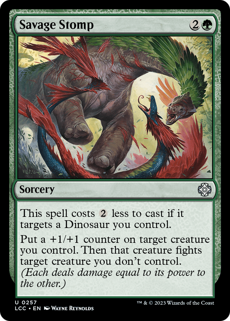 Savage Stomp (257) - The Lost Caverns of Ixalan Commander
