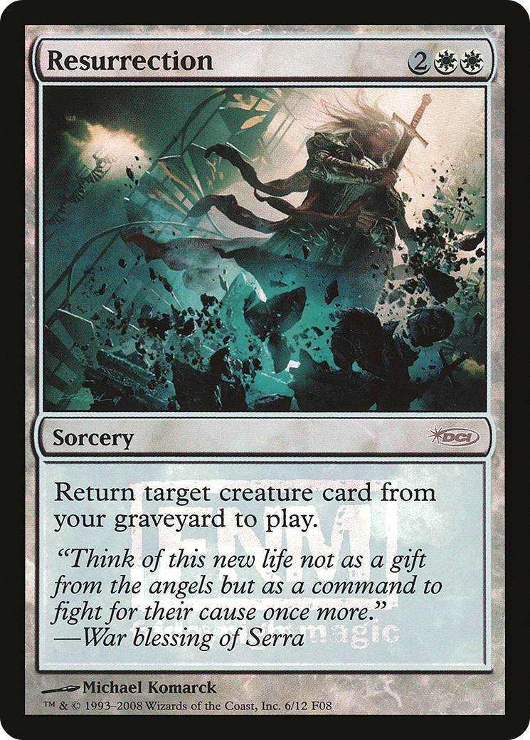 Resurrection Foil - Friday Night Magic 2008