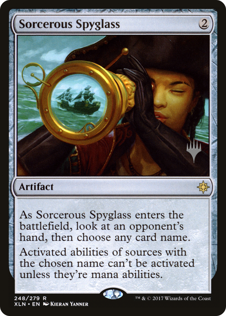 Sorcerous Spyglass (248) Foil - Ixalan Promos