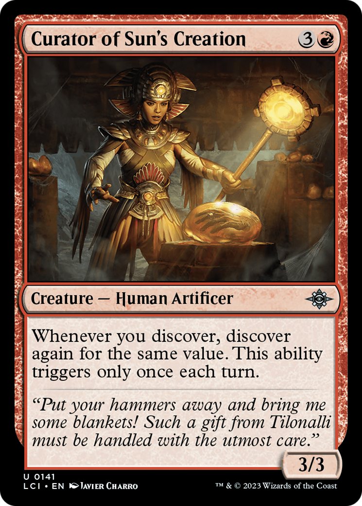Curator of Sun's Creation (141) Foil - The Lost Caverns of Ixalan