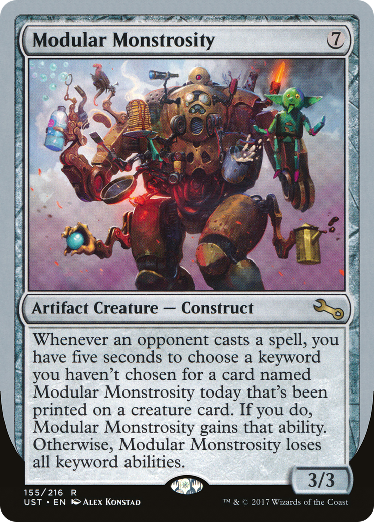 Modular Monstrosity (155) Foil - Unstable