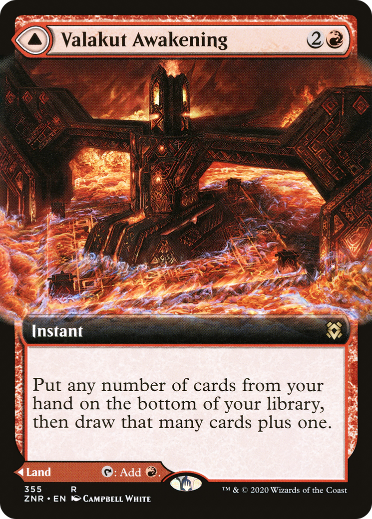 Valakut Awakening (Extended Art) (355) Foil - Zendikar Rising