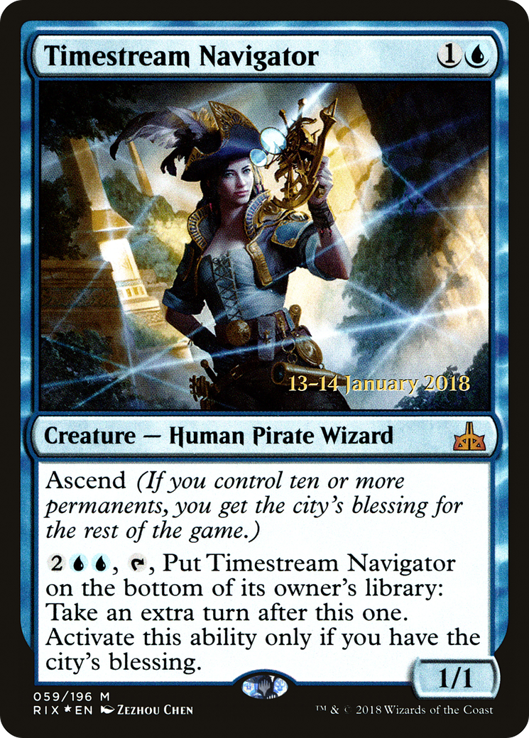 Timestream Navigator (059) Foil - Rivals of Ixalan Promos