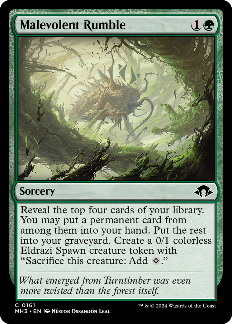 Malevolent Rumble (161) Foil - Modern Horizons 3