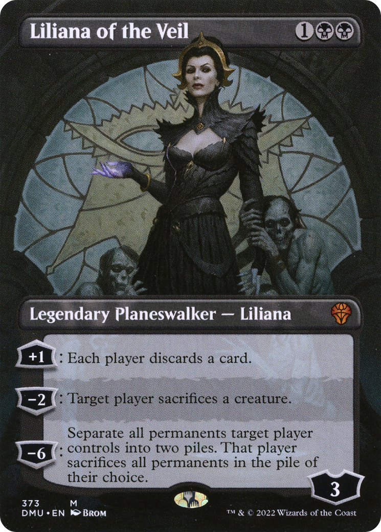 Liliana of the Veil (373) Foil - Dominaria United