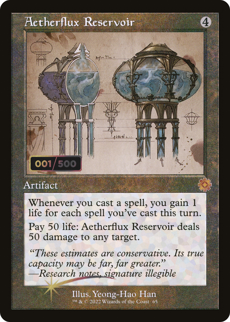 Aetherflux Reservoir (Retro) (65z) Foil - The Brothers' War Retro Artifacts