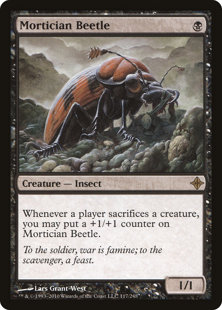 Mortician Beetle (117) - Rise of the Eldrazi