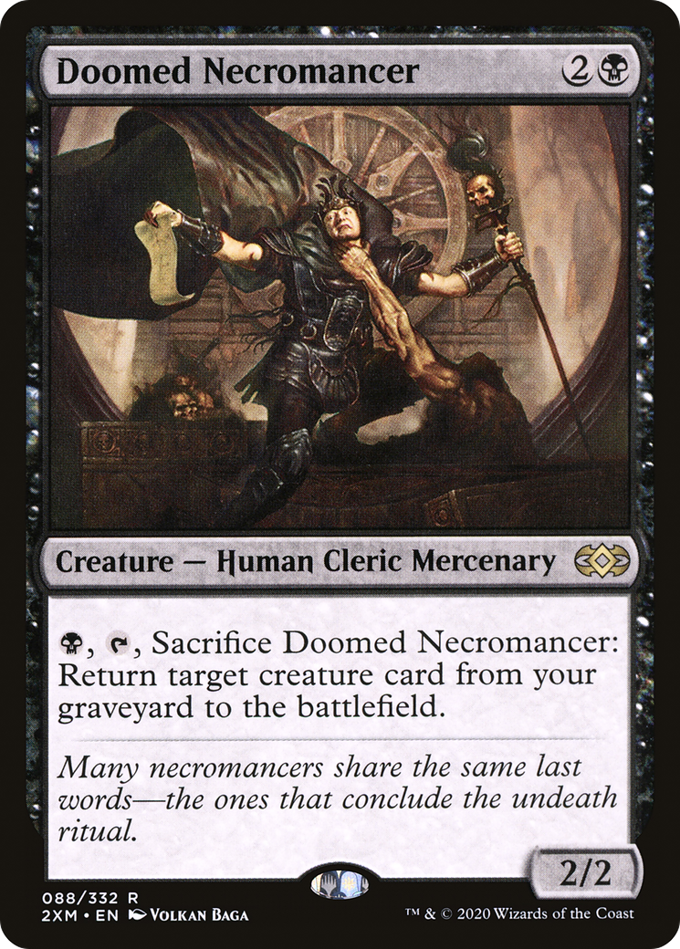 Doomed Necromancer (088) Foil - Double Masters
