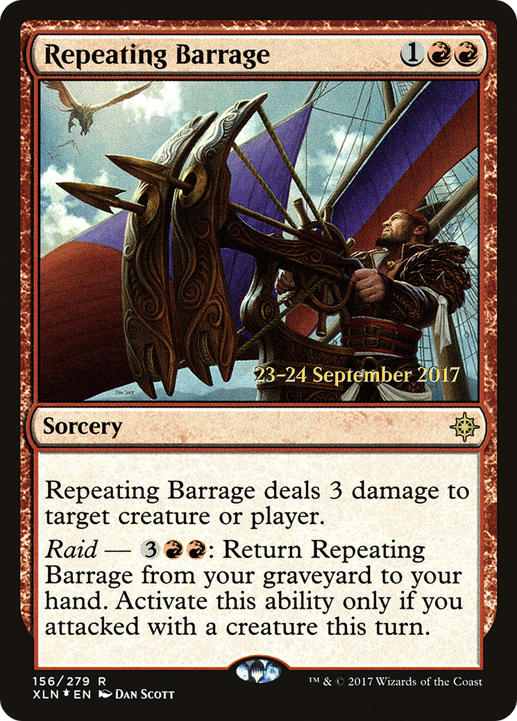 Repeating Barrage (156) Foil - Ixalan Promos