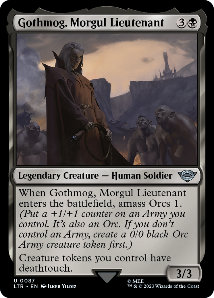 Gothmog, Morgul Lieutenant (087) Foil - The Lord of the Rings: Tales of Middle-earth