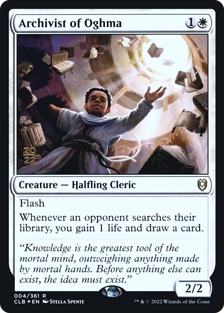 Archivist of Oghma (04s) Foil - Battle for Baldur's Gate Promos