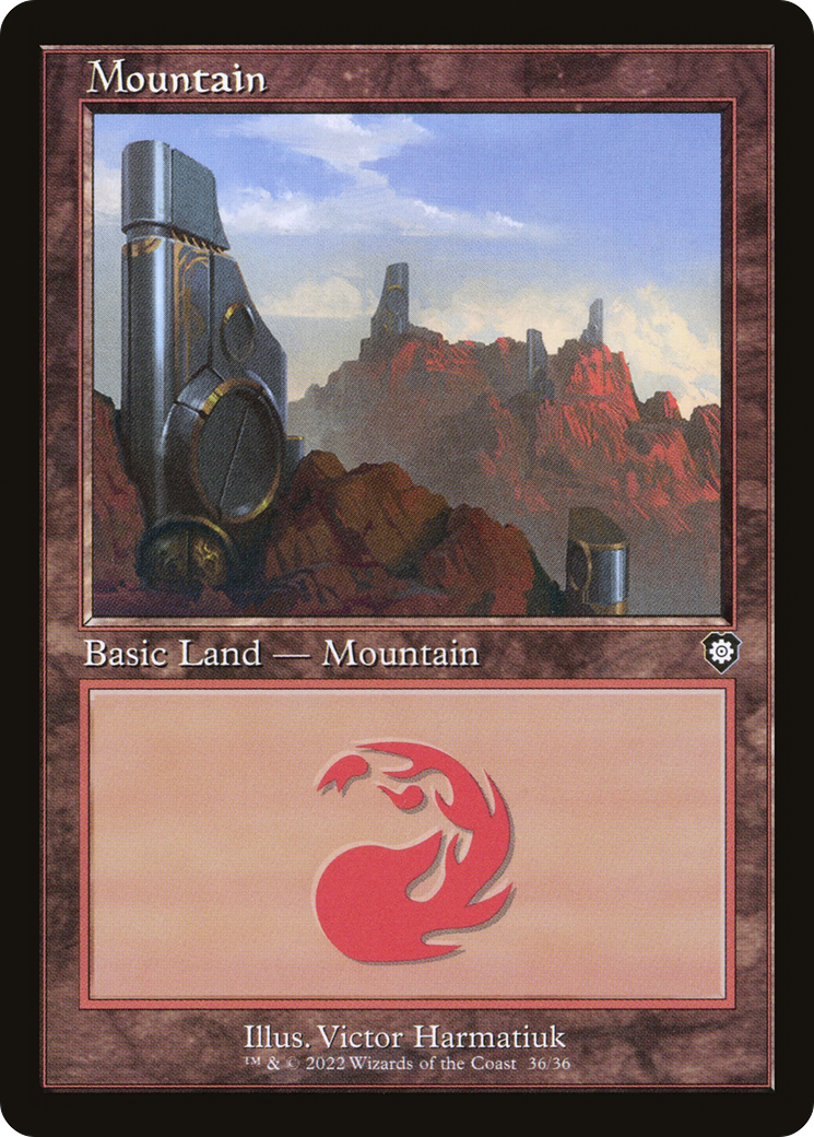 Mountain (Retro) (036) - The Brothers' War Commander