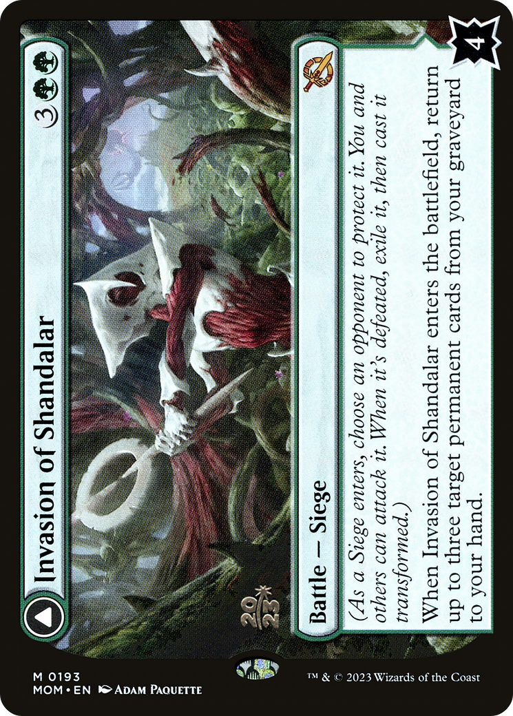 Invasion of Shandalar // Leyline Surge (193s) Foil - March of the Machine Promos