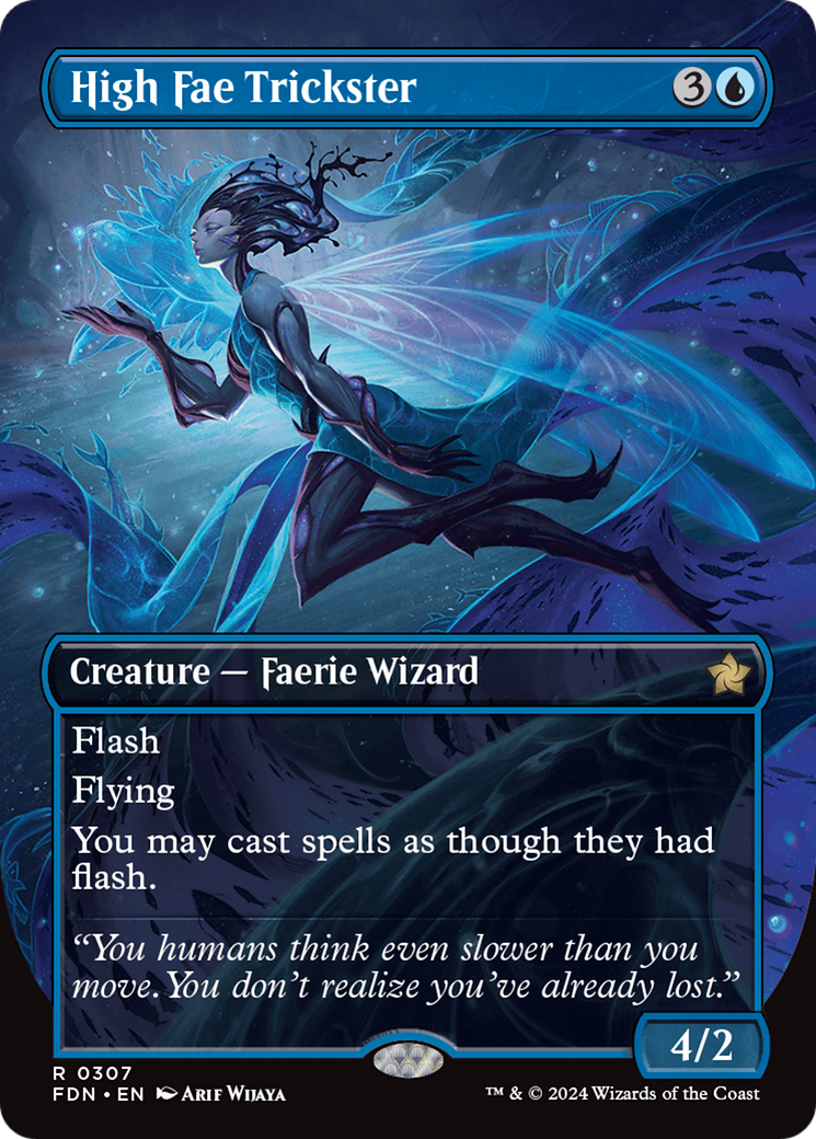 High Fae Trickster (Borderless) (307) Foil - Foundations