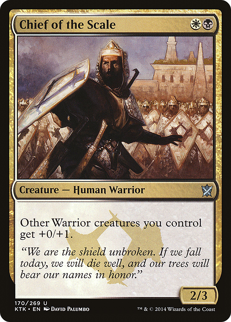 Chief of the Scale (170) Foil - Khans of Tarkir