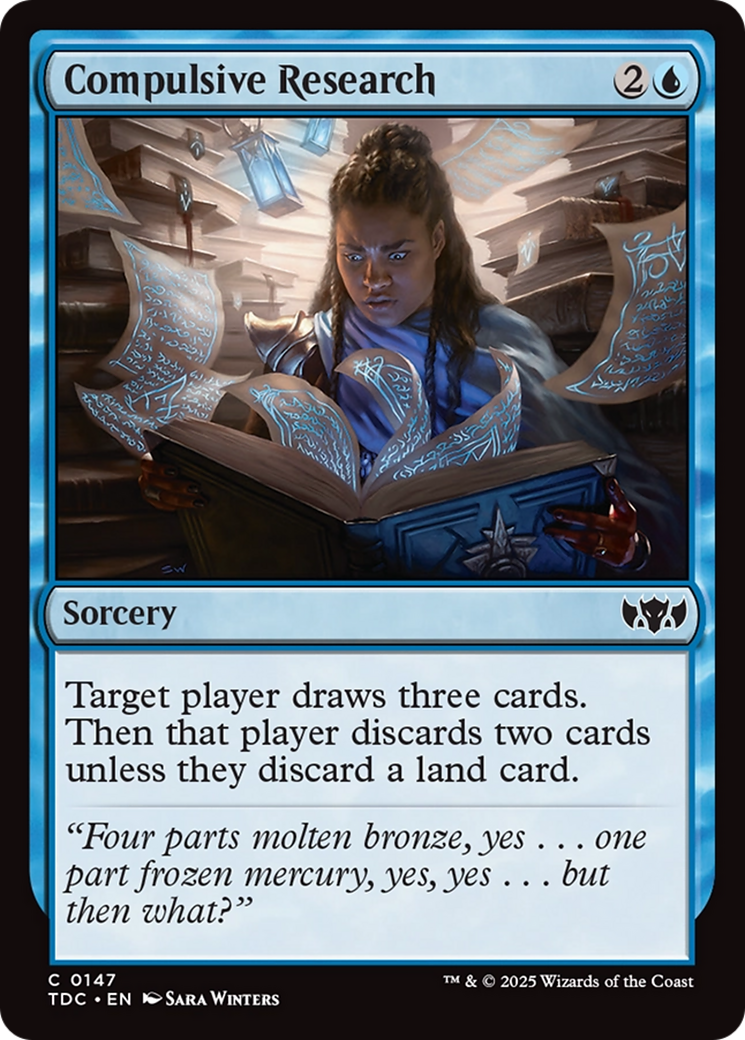 Compulsive Research (147) - Commander: Tarkir: Dragonstorm