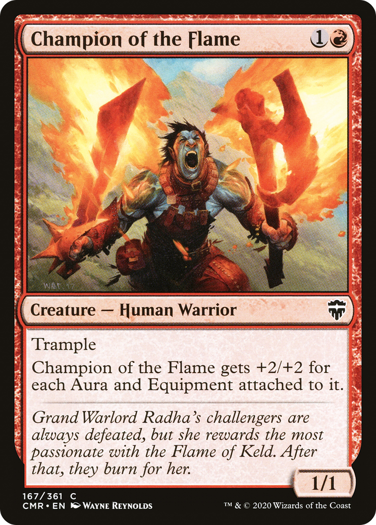 Champion of the Flame (167) Foil - Commander Legends