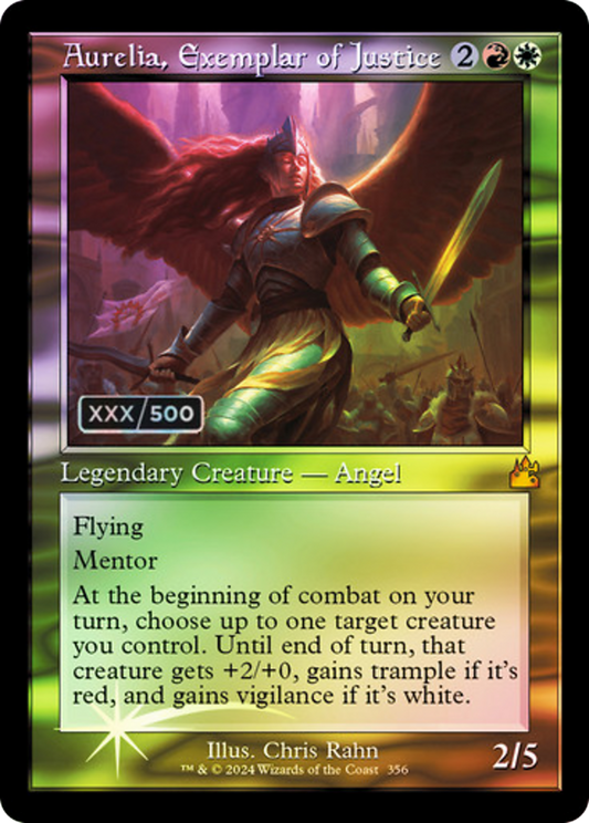 Aurelia, Exemplar of Justice Foil (356Z)