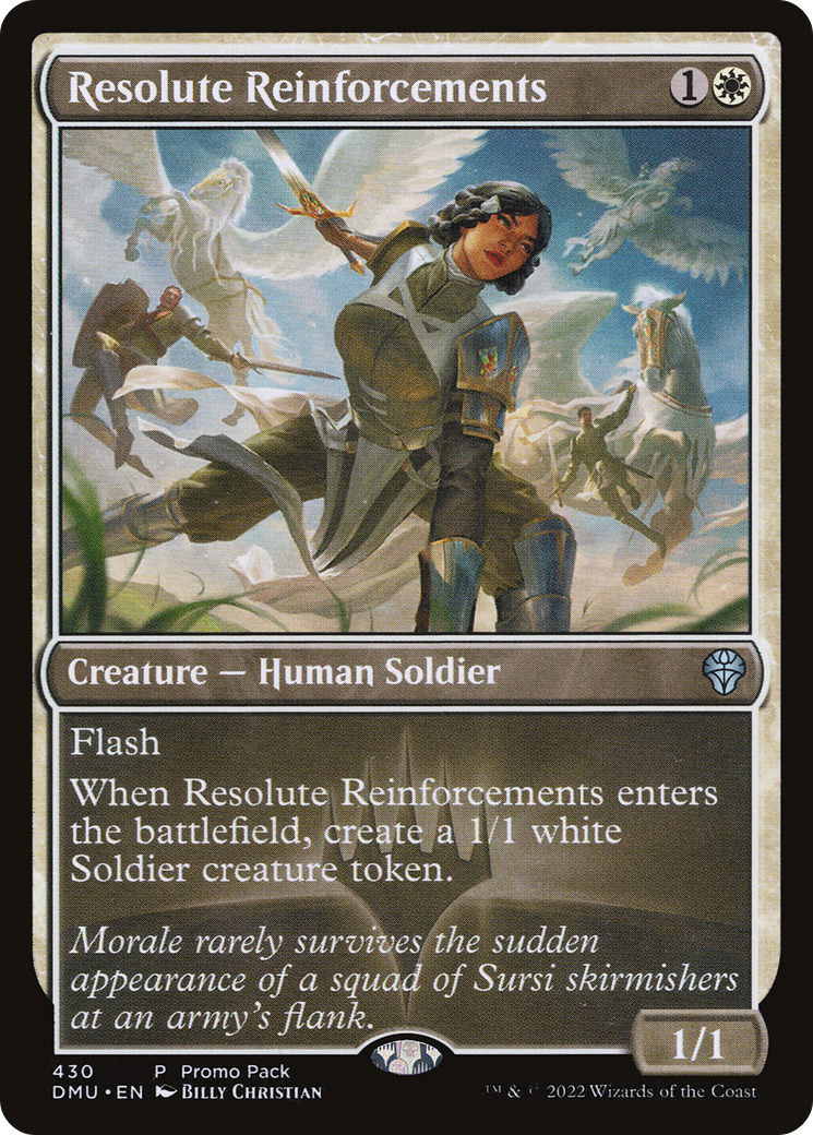 Resolute Reinforcements (430) Foil - Dominaria United