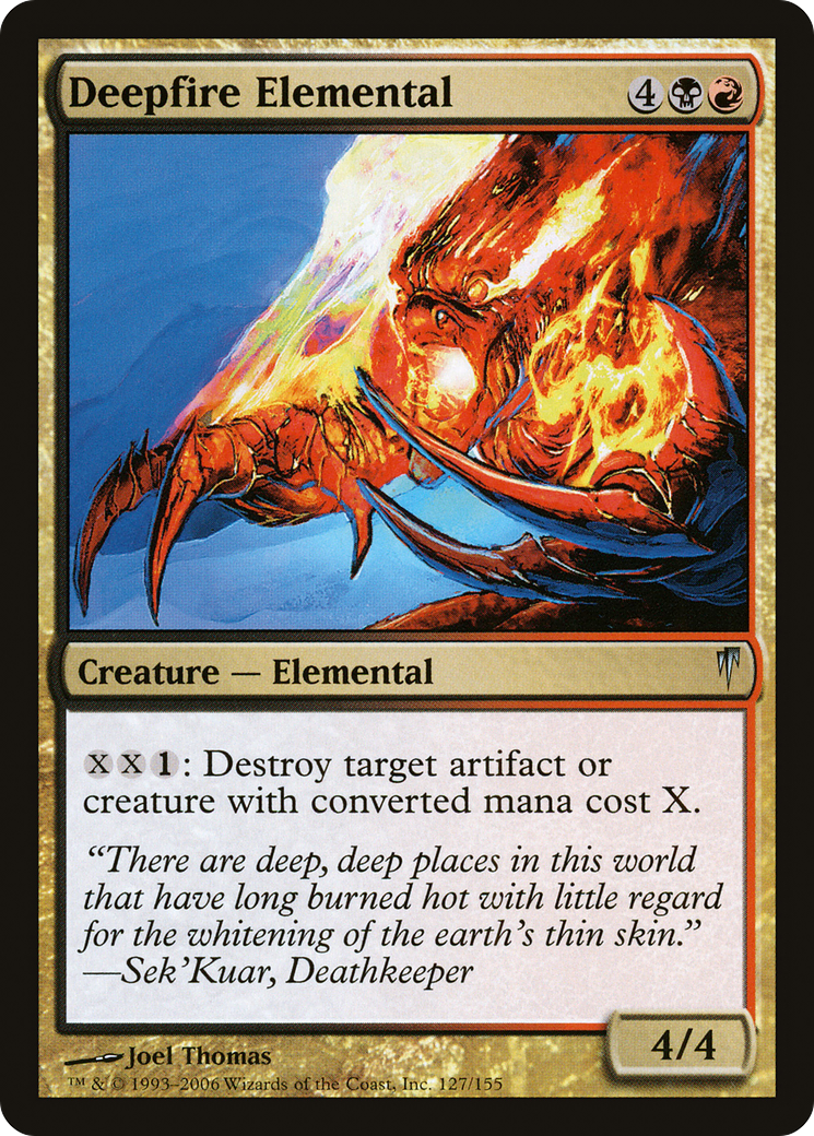 Deepfire Elemental (127) - Coldsnap