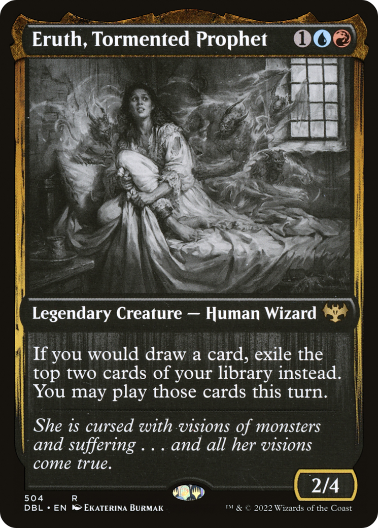Eruth, Tormented Prophet (504) Foil - Innistrad: Double Feature