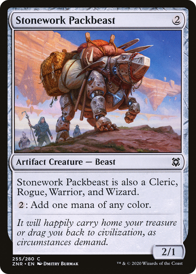 Stonework Packbeast (255) - Zendikar Rising