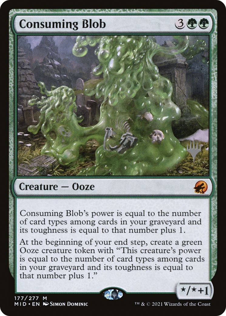 Consuming Blob (177p) Foil - Innistrad: Midnight Hunt Promos