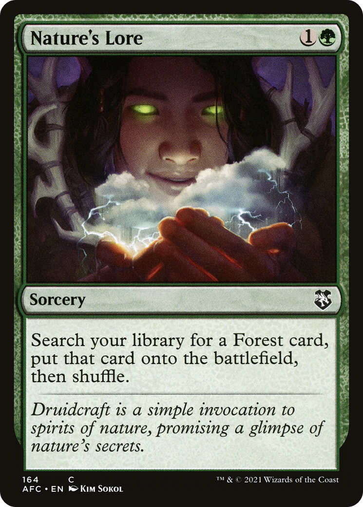 Nature's Lore (164) - Forgotten Realms Commander