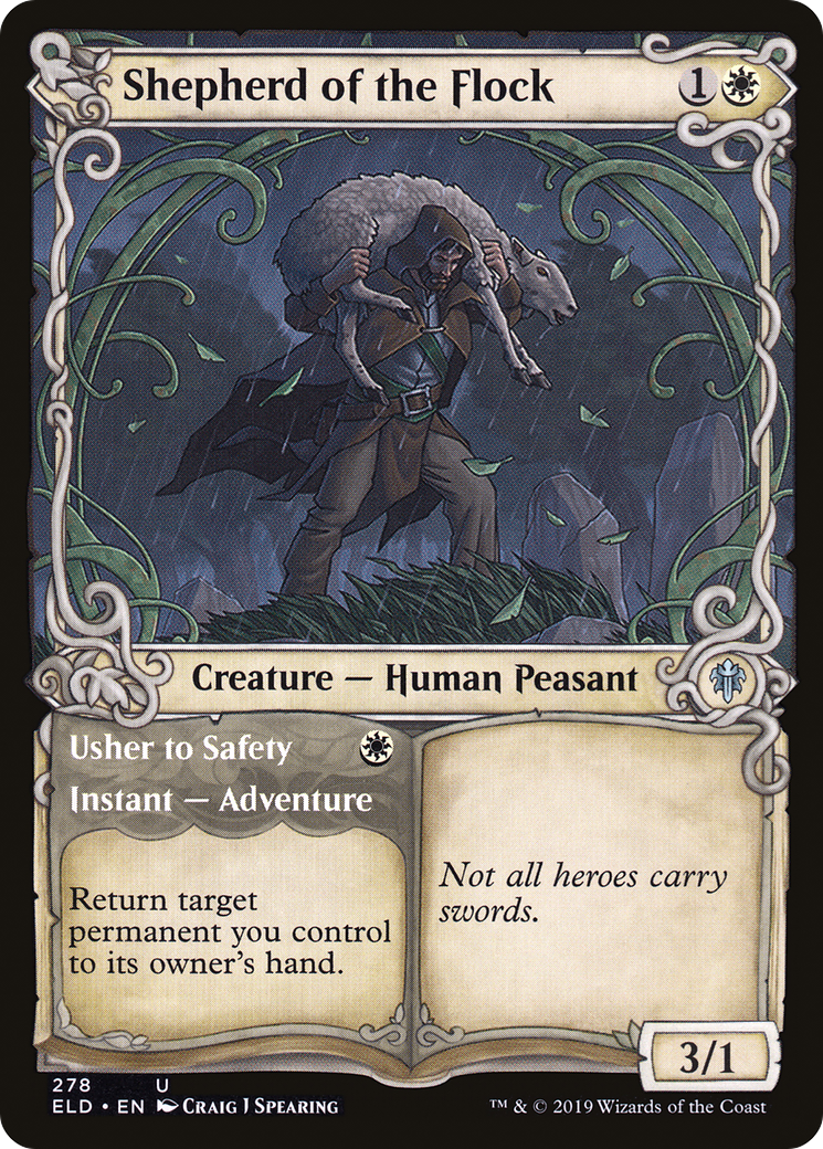 Shepherd of the Flock (Showcase) (278) Foil - Throne of Eldraine