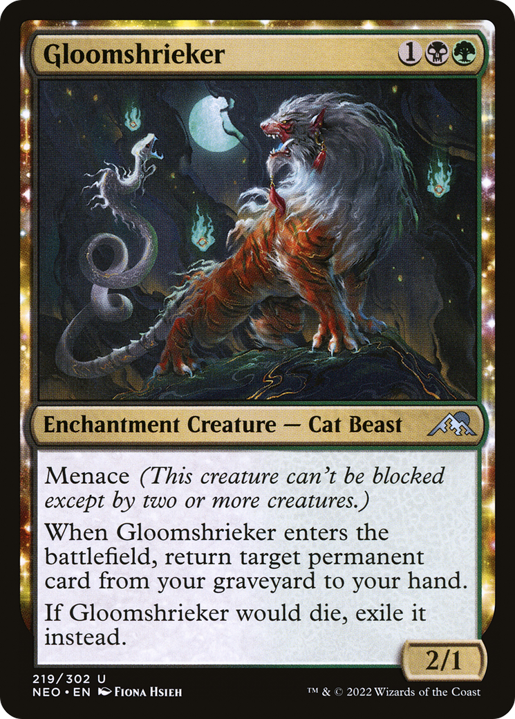 Gloomshrieker (219) Foil - Kamigawa: Neon Dynasty