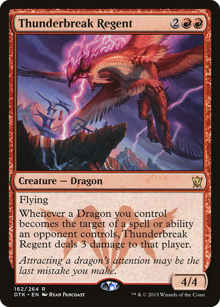 Thunderbreak Regent (162) Foil - Dragons of Tarkir