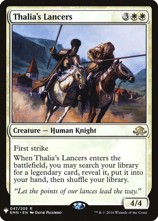 Thalia's Lancers (EMN-47) - The List