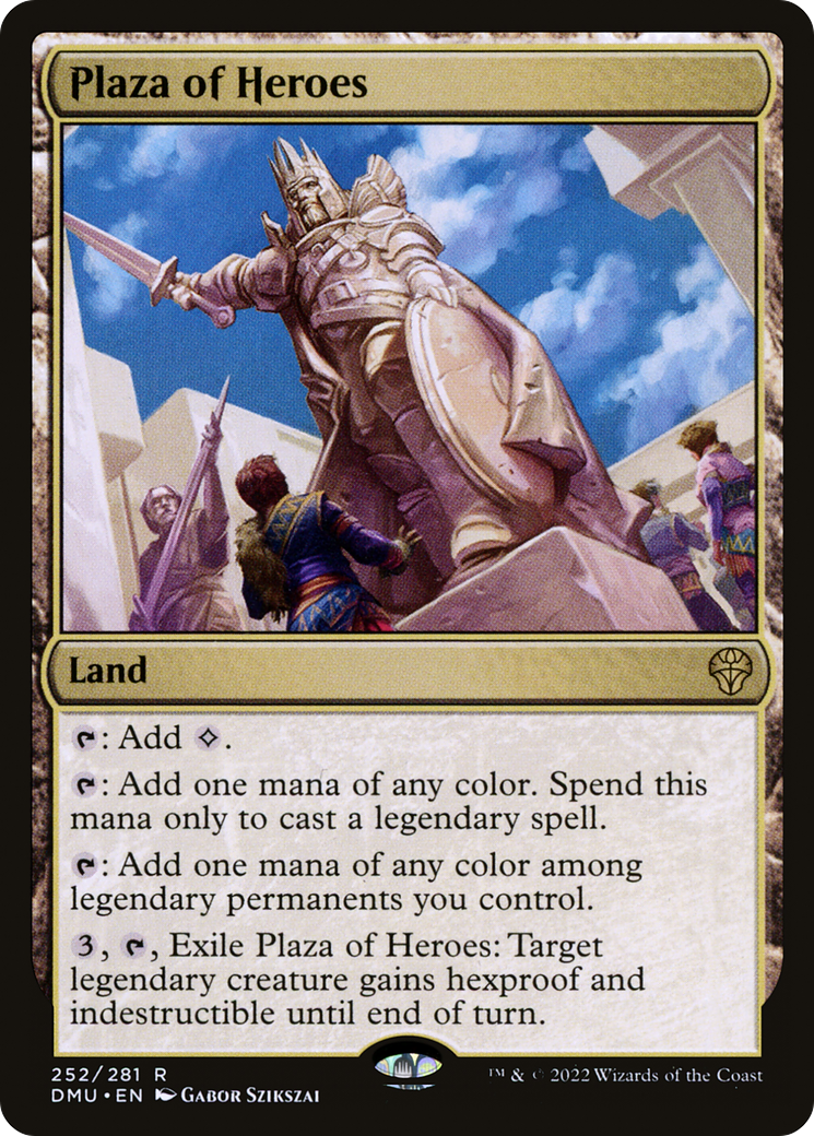Plaza of Heroes (252) Foil - Dominaria United