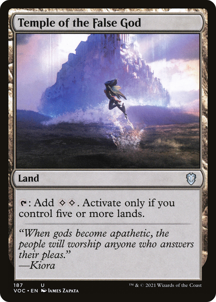Temple of the False God (187) - Crimson Vow Commander
