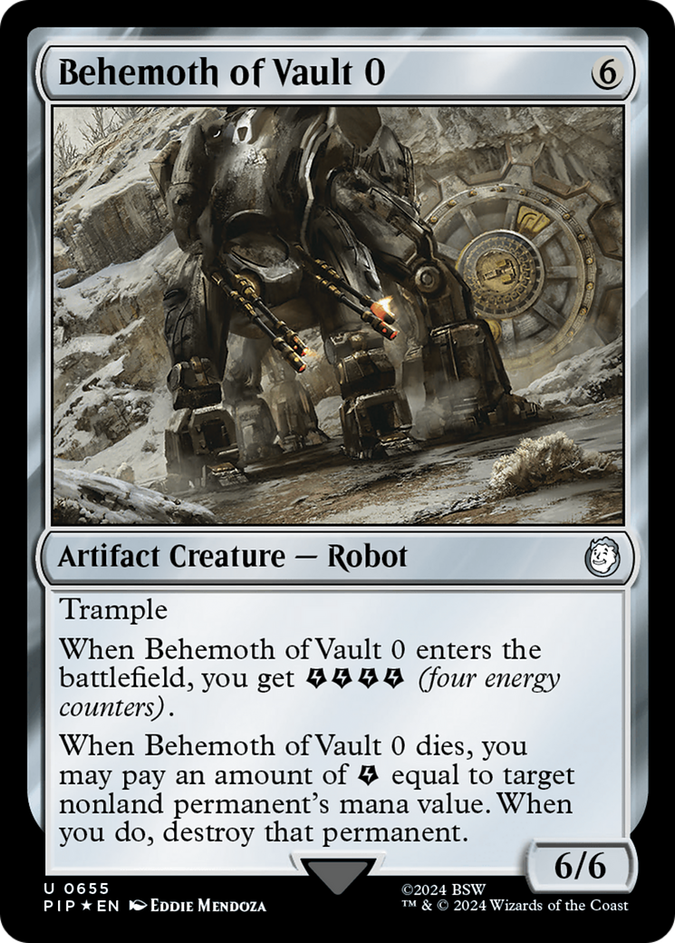 Behemoth of Vault 0 (655) Surge Foil - Fallout