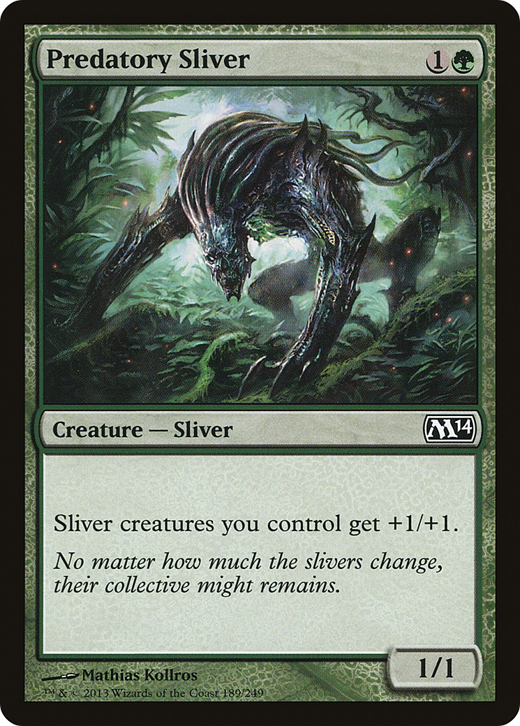 Predatory Sliver (189) - Magic 2014
