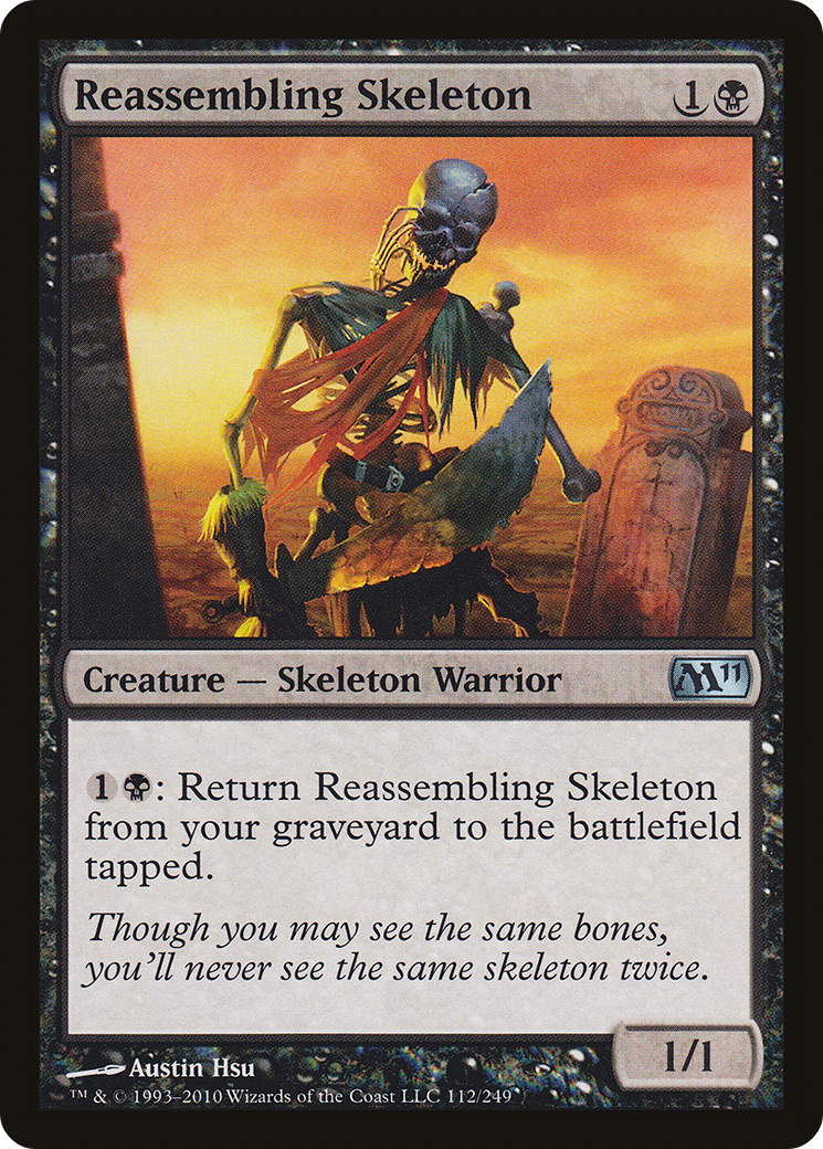 Reassembling Skeleton (112) Foil - Magic 2011