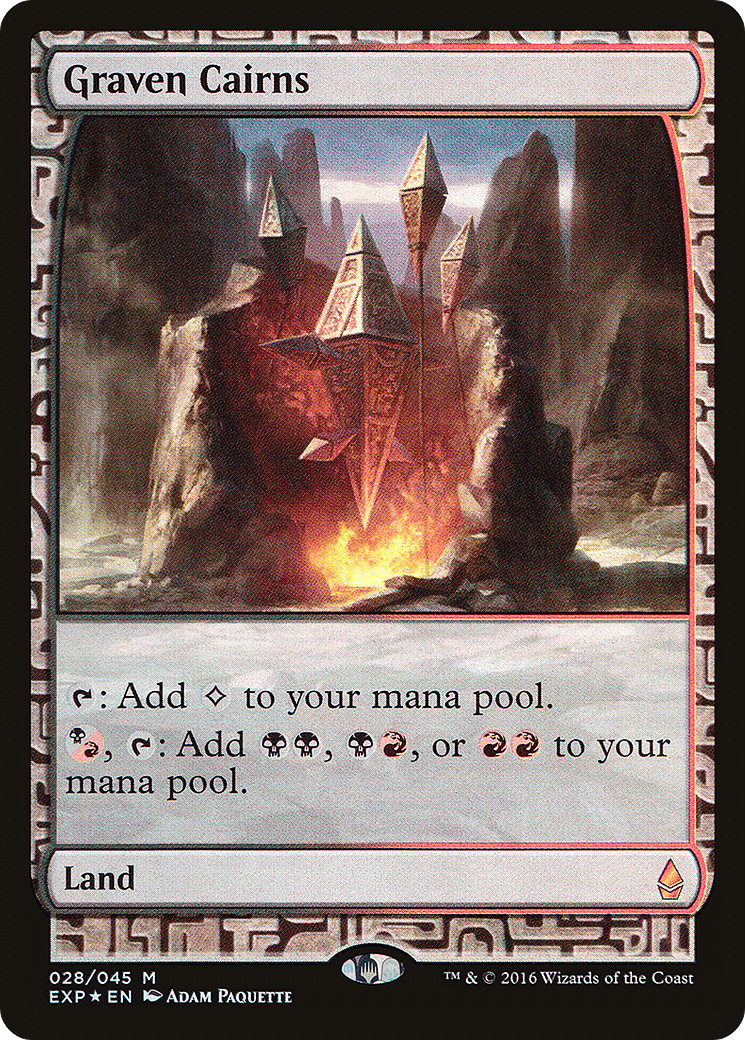 Graven Cairns (028) Foil - Zendikar Expeditions