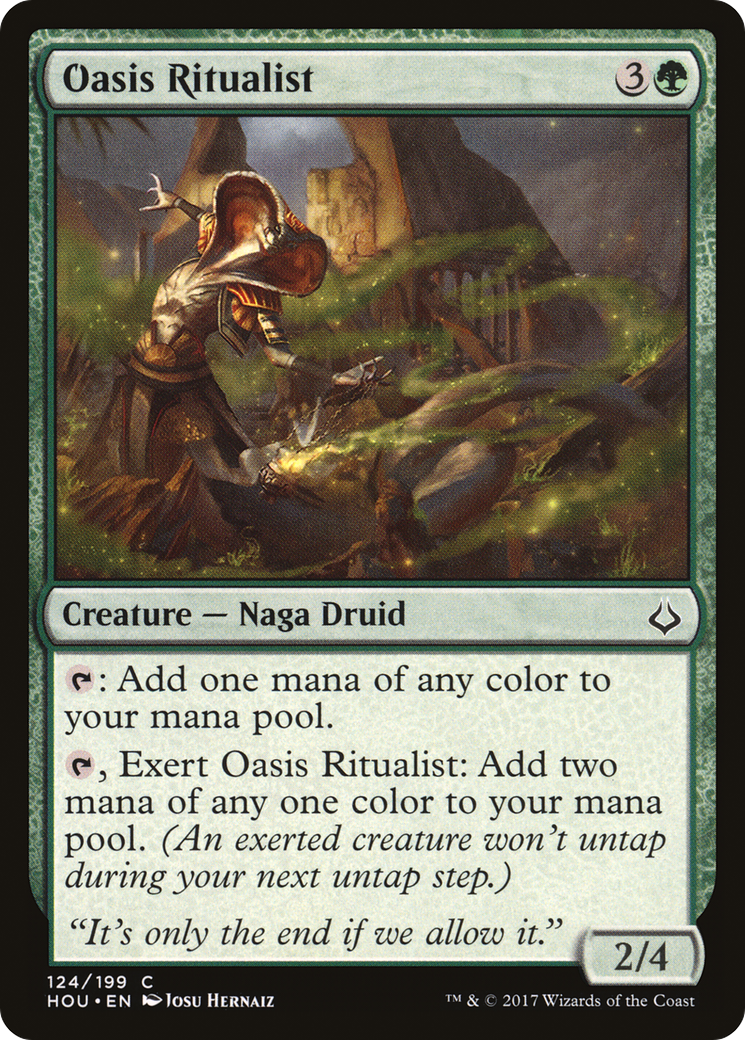 Oasis Ritualist (124) - Hour of Devastation
