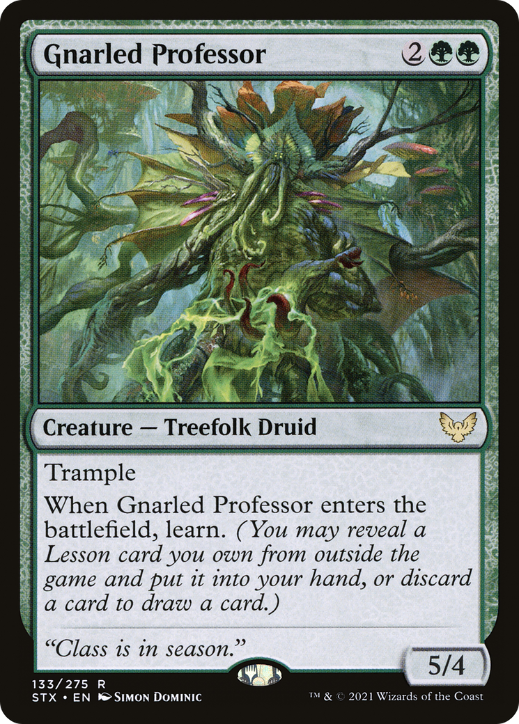 Gnarled Professor (133) Foil - Strixhaven: School of Mages