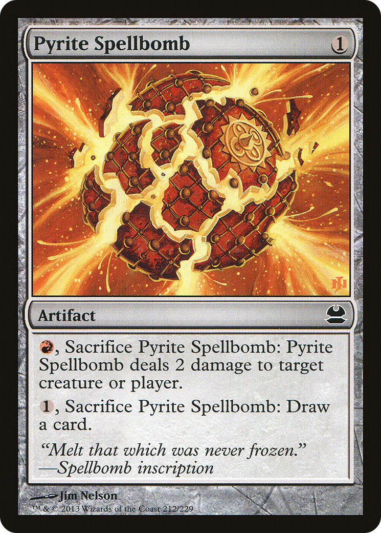 Pyrite Spellbomb (212) Foil - Modern Masters