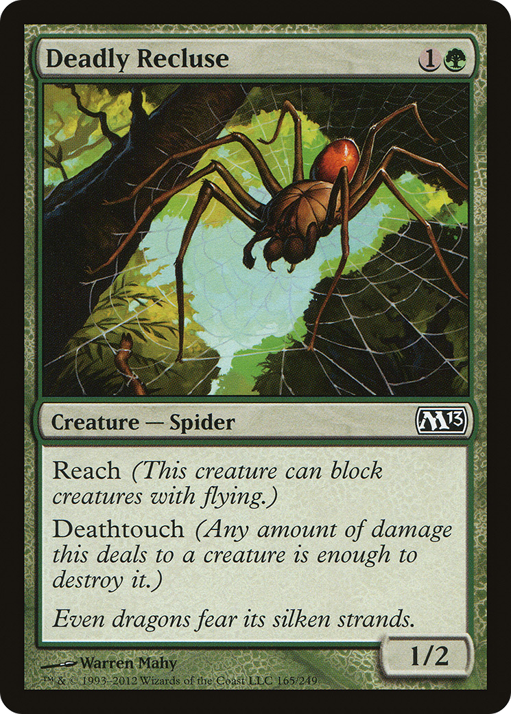 Deadly Recluse (165) Foil - Magic 2013