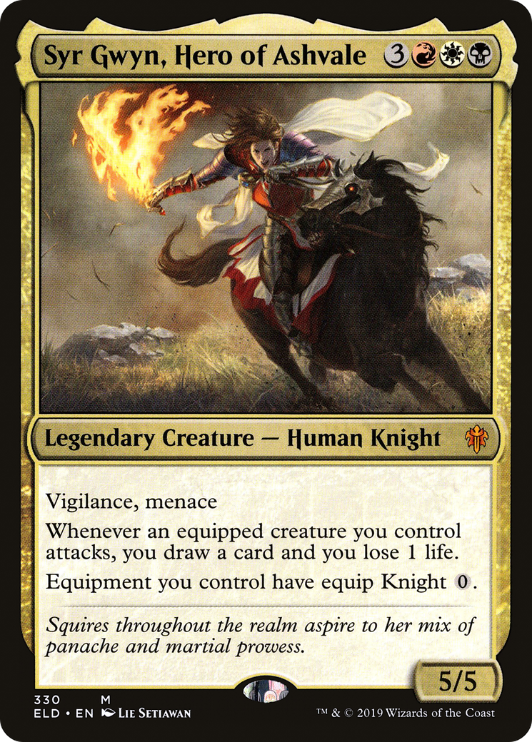 Syr Gwyn, Hero of Ashvale (330) Foil - Throne of Eldraine