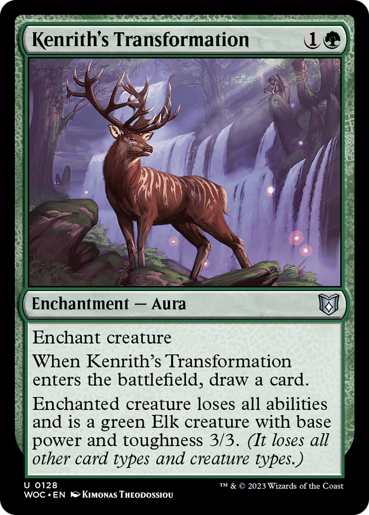Kenrith's Transformation (128) - Wilds of Eldraine Commander