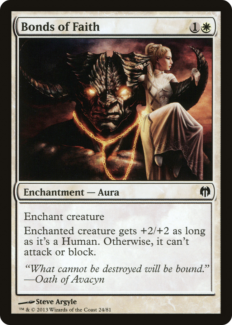 Bonds of Faith (024) - Duel Decks: Heroes vs. Monsters