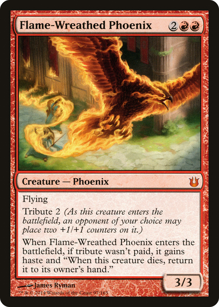 Flame-Wreathed Phoenix (097) - Born of the Gods