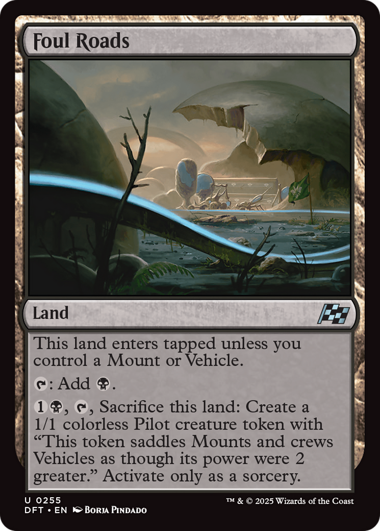 Foul Roads Foil (255) - Aetherdrift